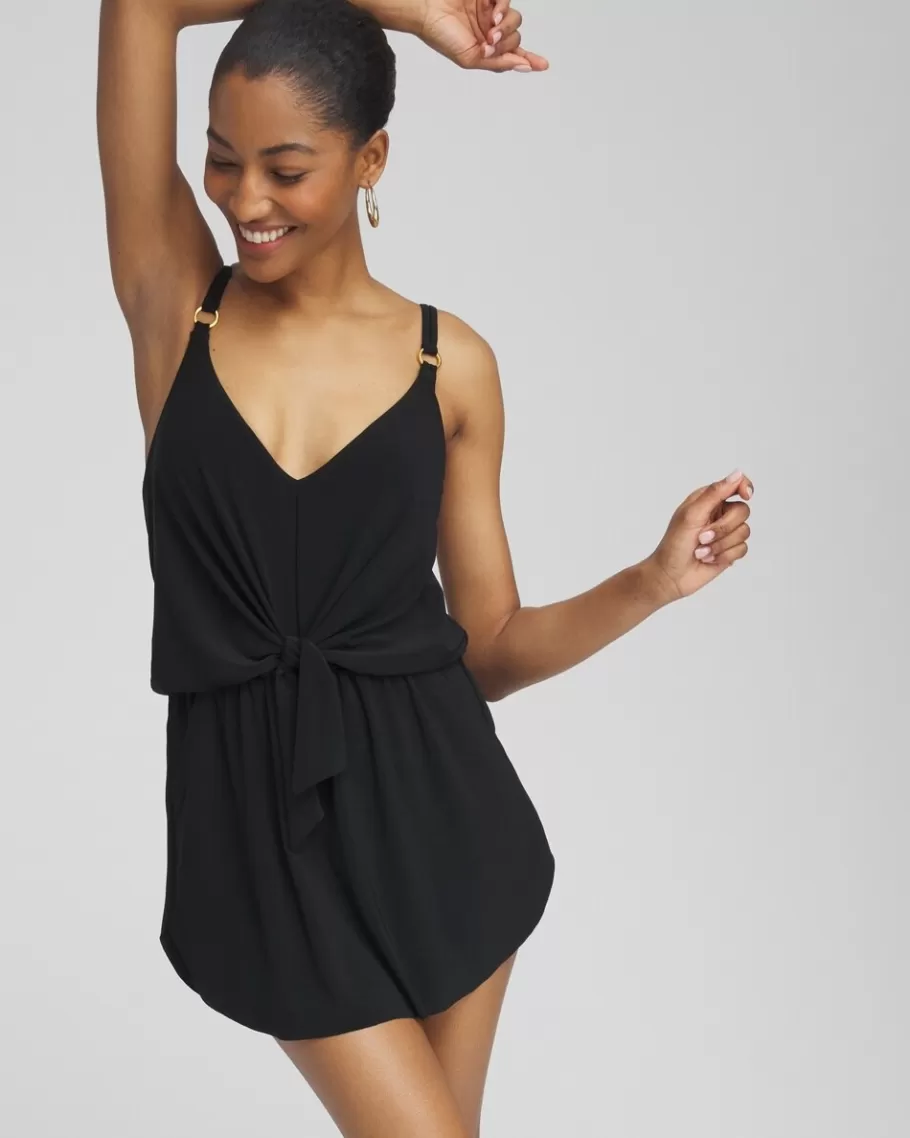 Chico's Magicsuit Obi One Kami Swim Dress