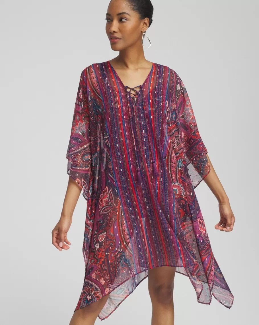 Chico's Miraclesuit Dynasty Caftan Cover Up