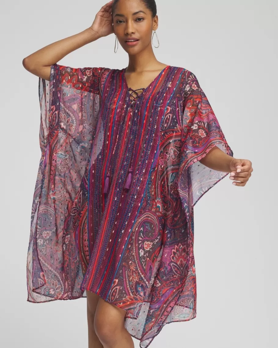 Chico's Miraclesuit Dynasty Caftan Cover Up