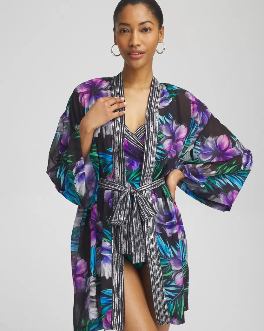 Chico's Miraclesuit Flora Aura Kimono