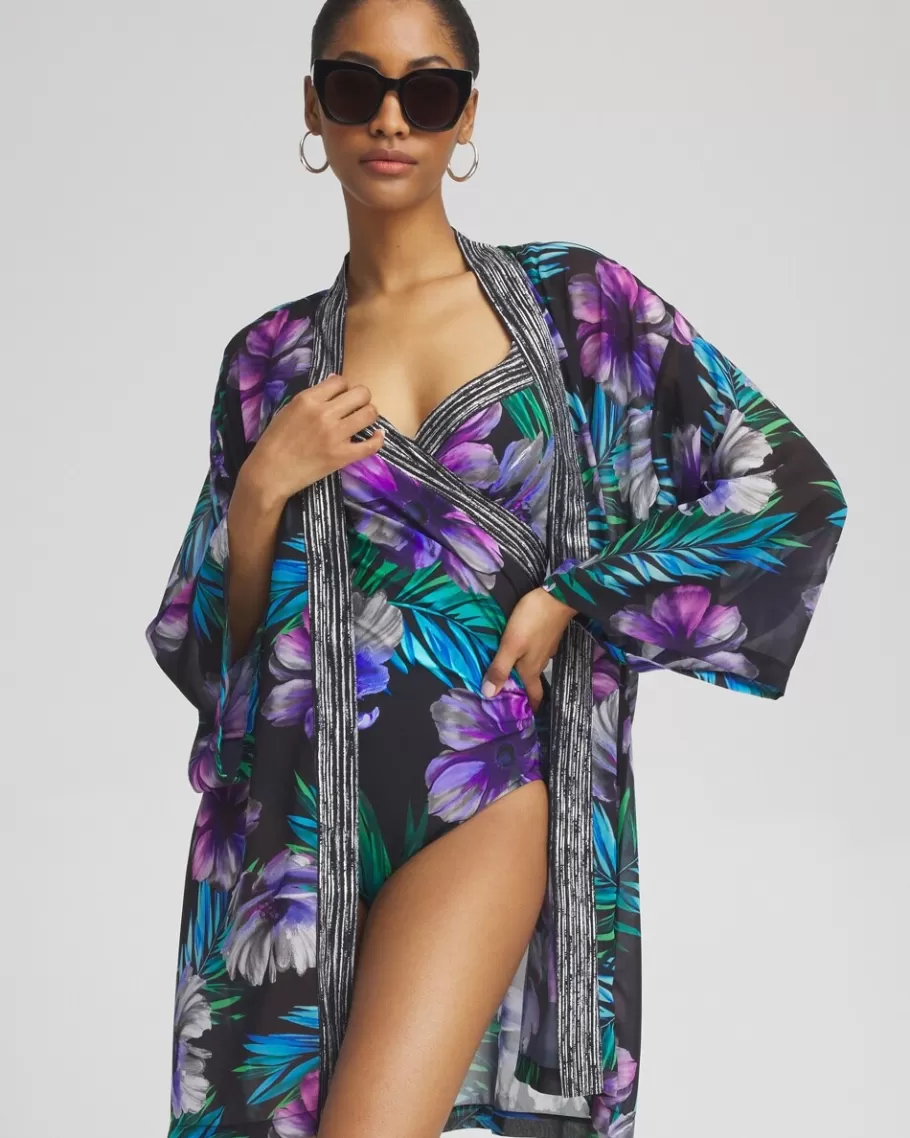 Chico's Miraclesuit Flora Aura Kimono