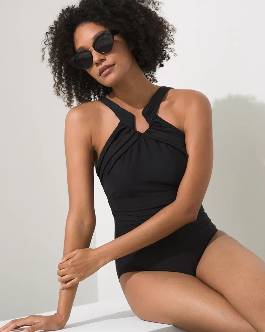 Chico's Miraclesuit Rock Solid Aphrodite One Piece Swimsuit