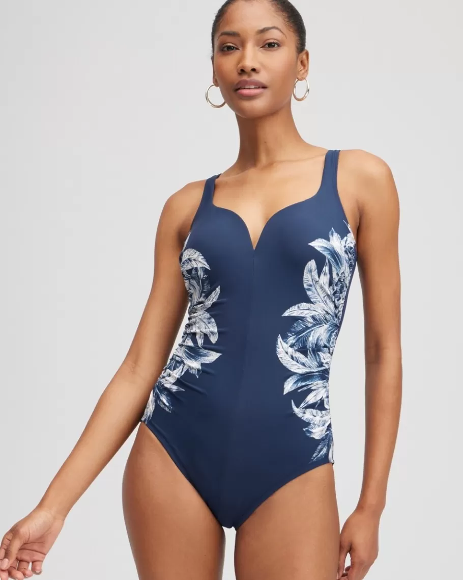 Chico's Miraclesuit Tropica Toile Temptress One Piece