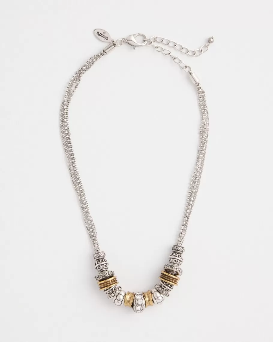 Chico's Mixed Metal Accents Necklace