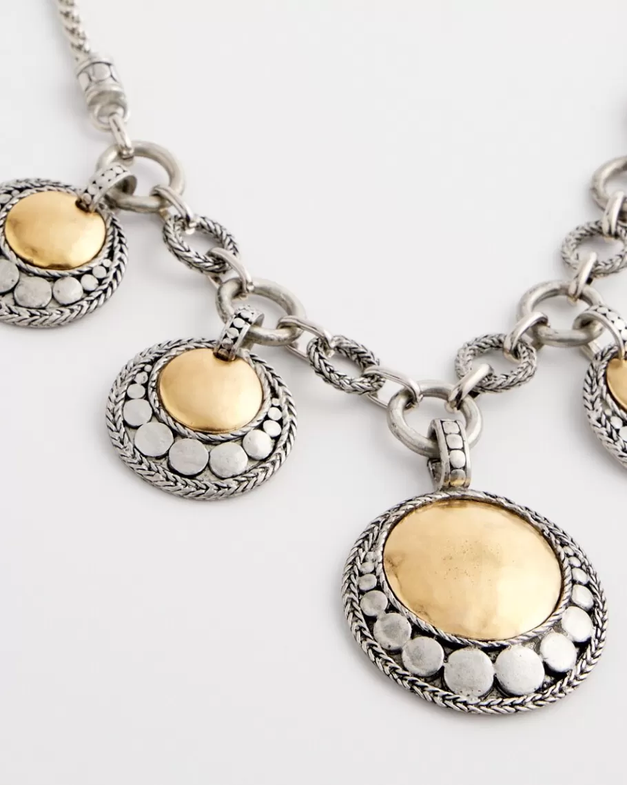 Chico's Mixed Metal Pendants Necklace