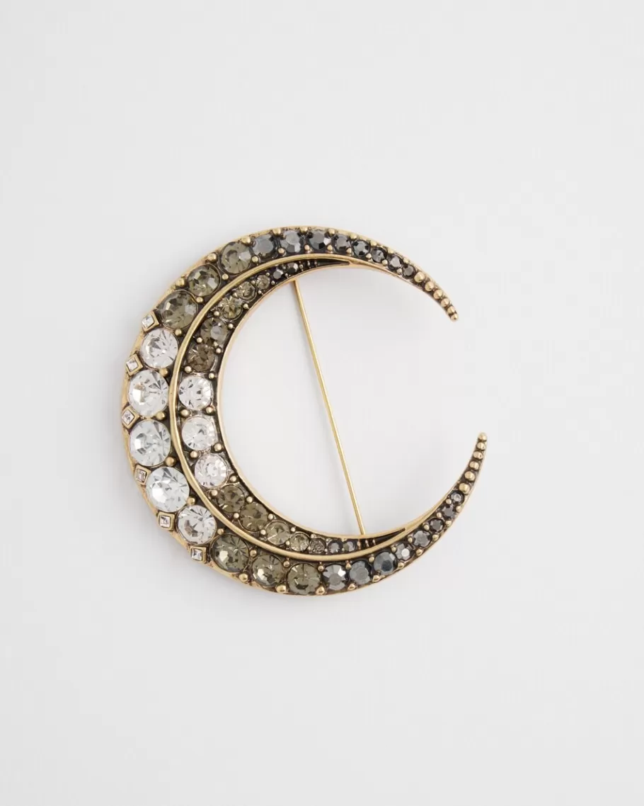 Chico's Moon Brooch