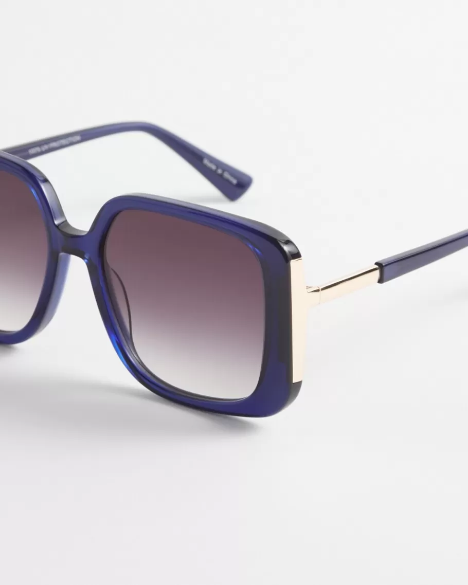 Chico's Navy Square Sunglasses