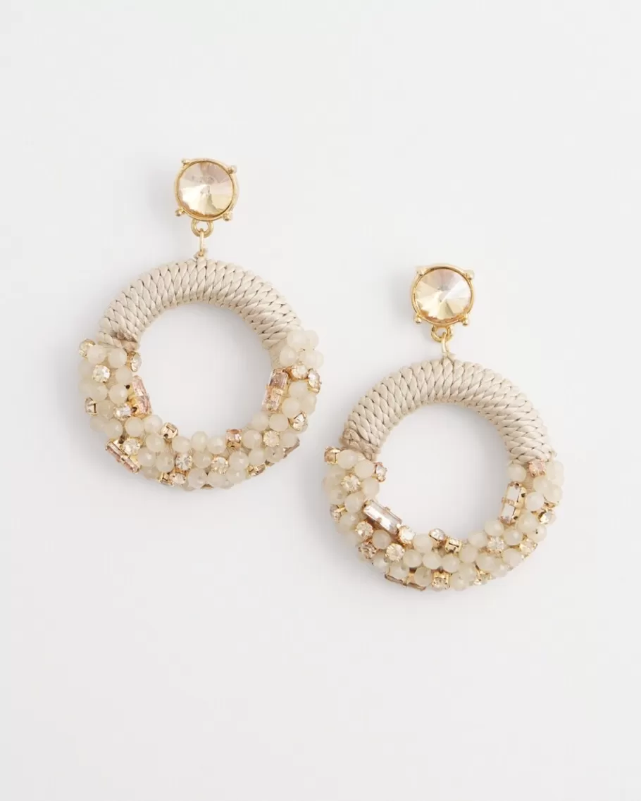 Chico's No Droop™ Beaded Hoop Earrings