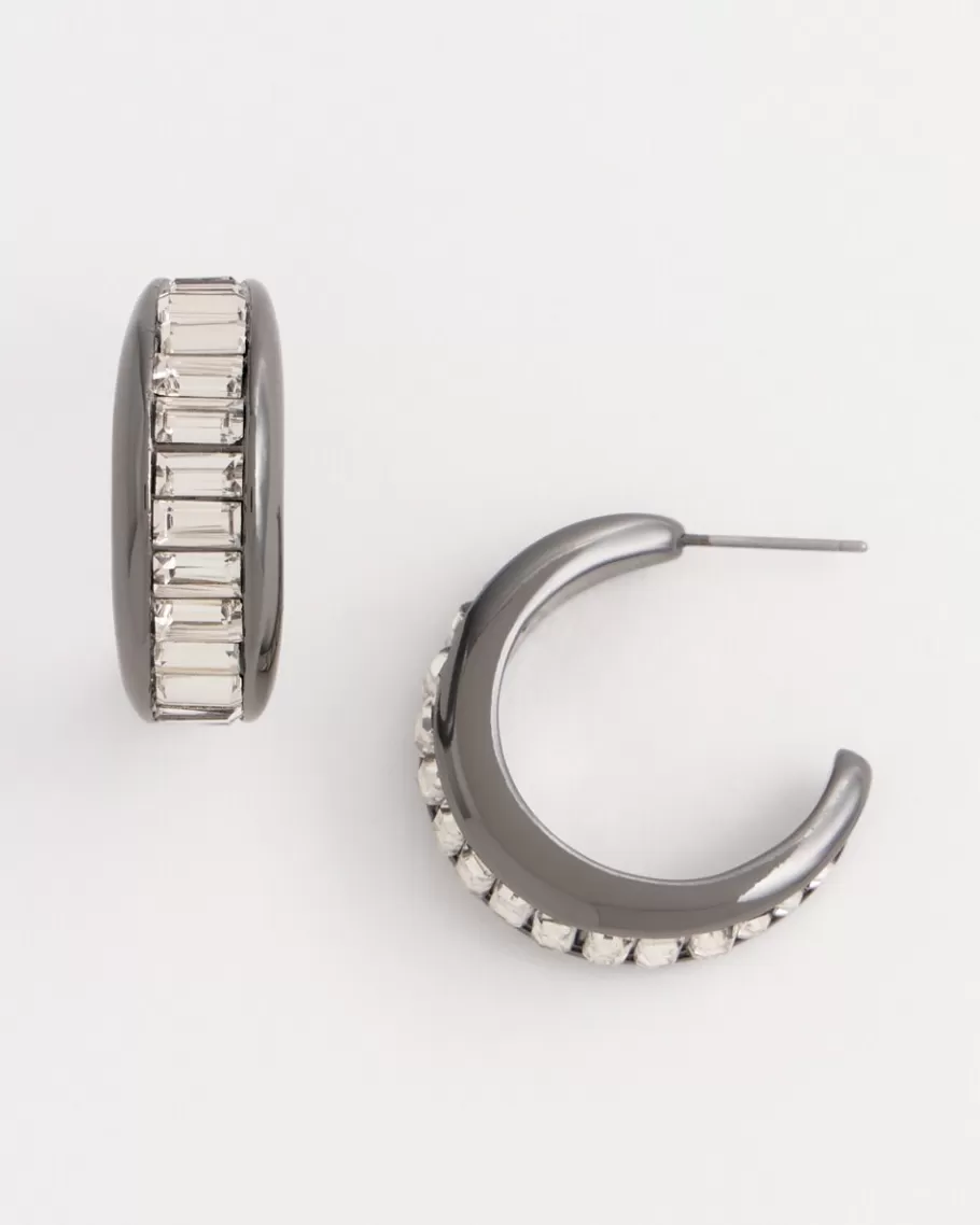 Chico's No Droop™ Baguette Hoop Earrings