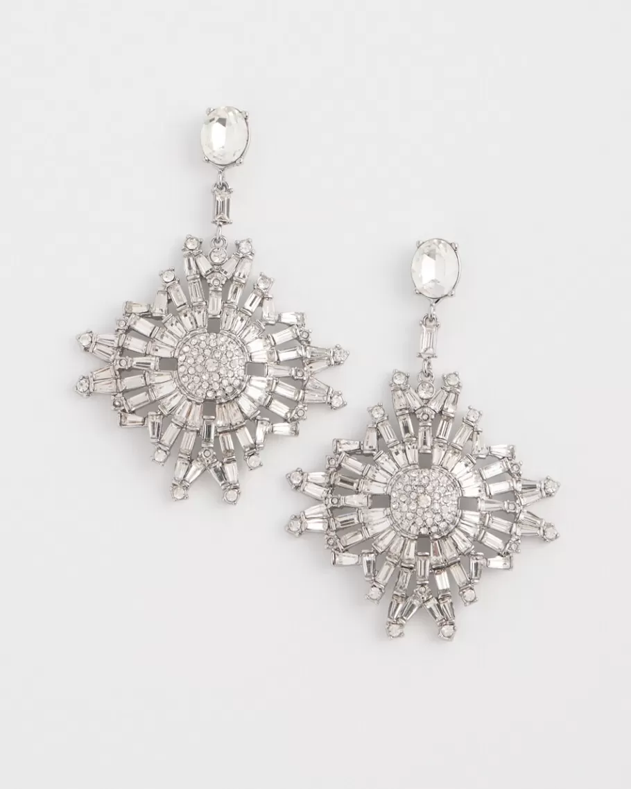 Chico's No Droop™ Snowflake Drop Earrings