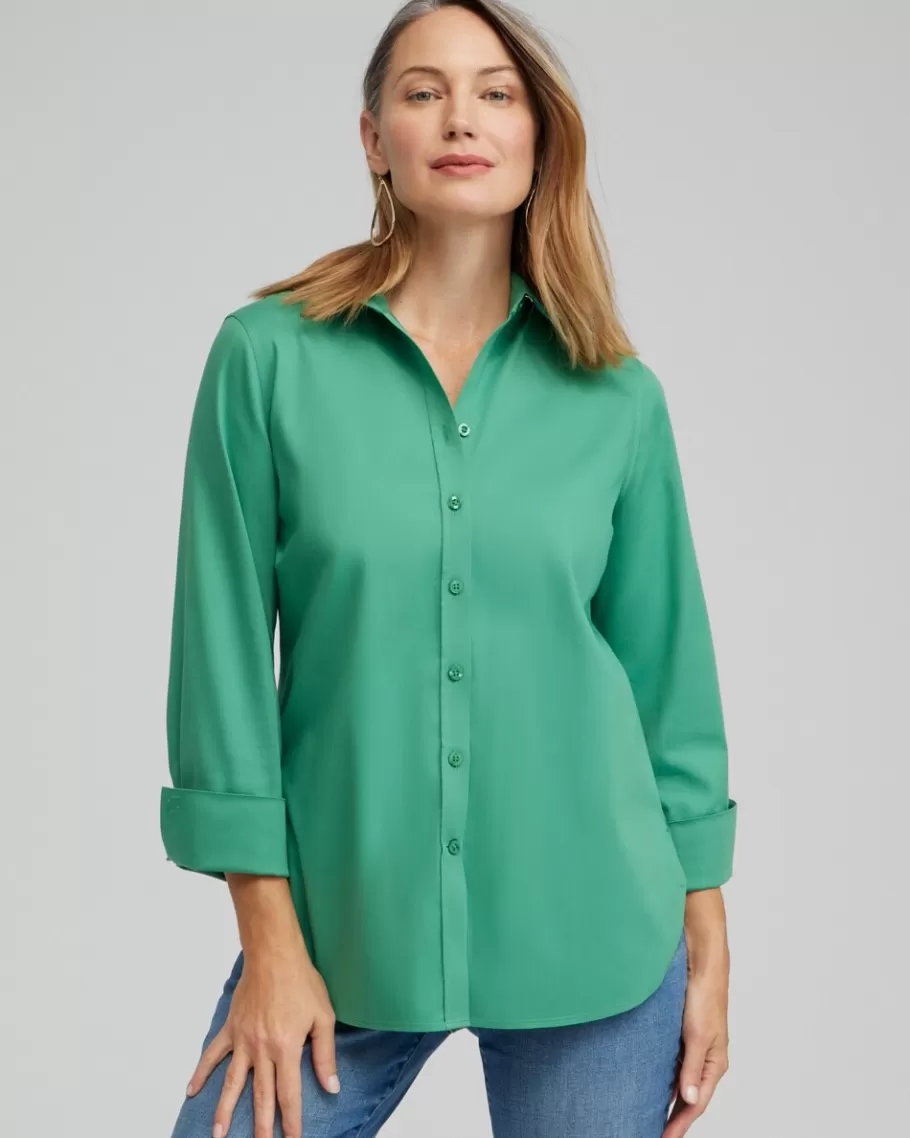 Chico's No Iron™ 3/4 Sleeve Shirt