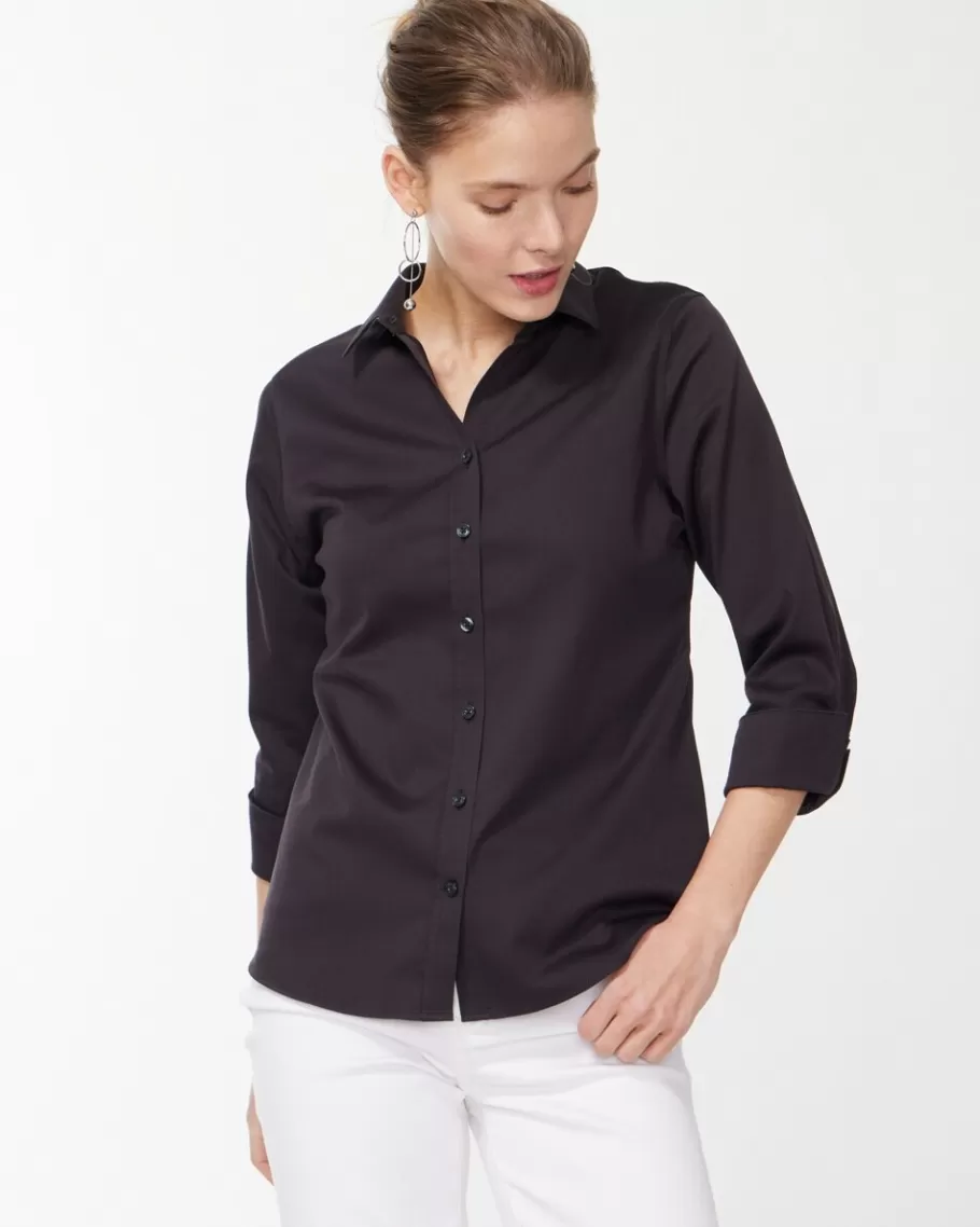 Chico's No Iron™ 3/4 Sleeve Stretch Shirt