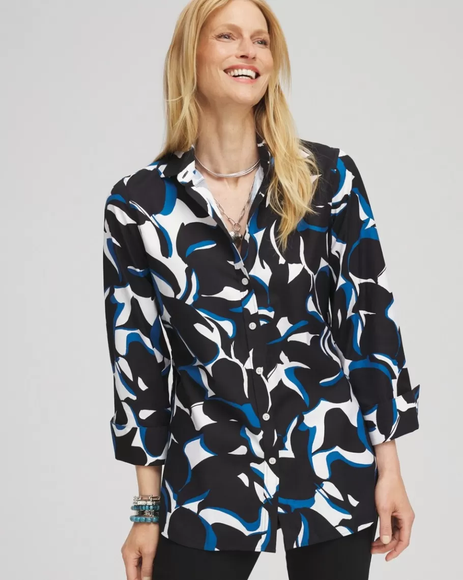 Chico's No Iron™ Abstract Print Shirt