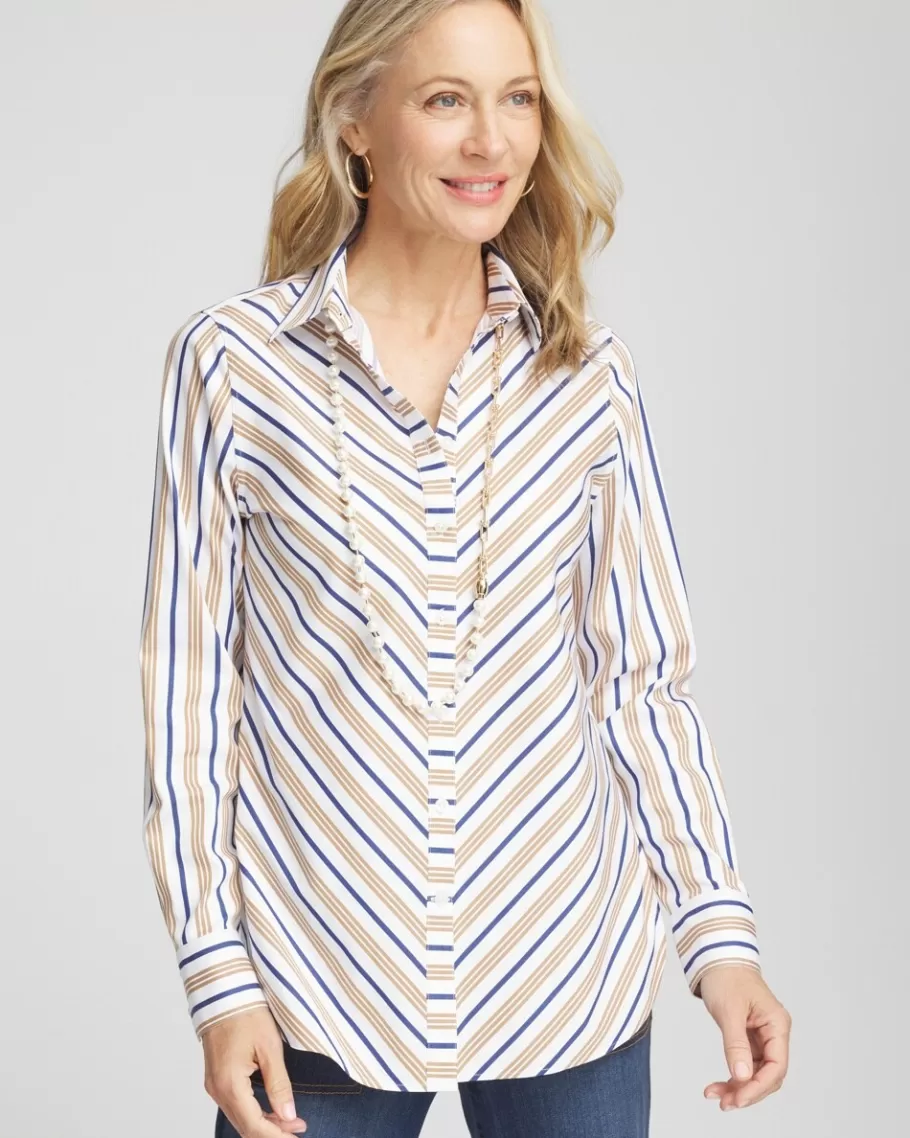 Chico's No Iron™ Stripe Shirt