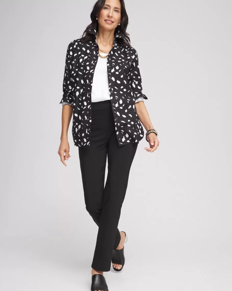 Chico's No Iron™ Dot Print Shirt