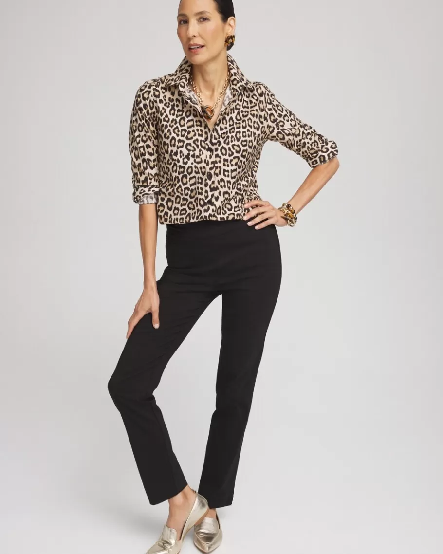 Chico's No Iron™ Leopard Print Shirt