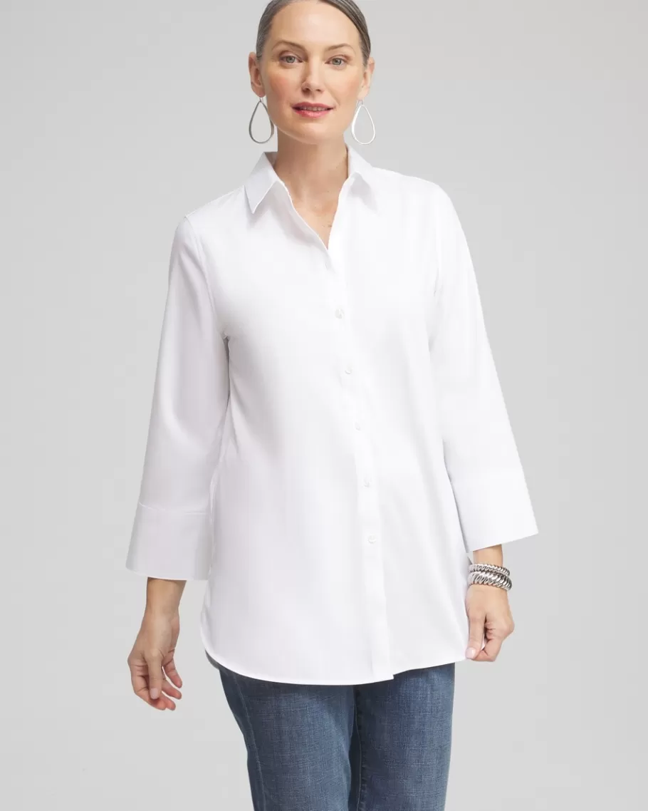 Chico's No Iron™ Stretch 3/4 Sleeve Tunic