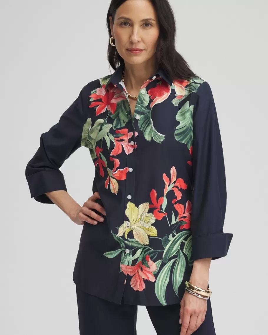 Chico's No Iron™ Stretch Floral Shirt