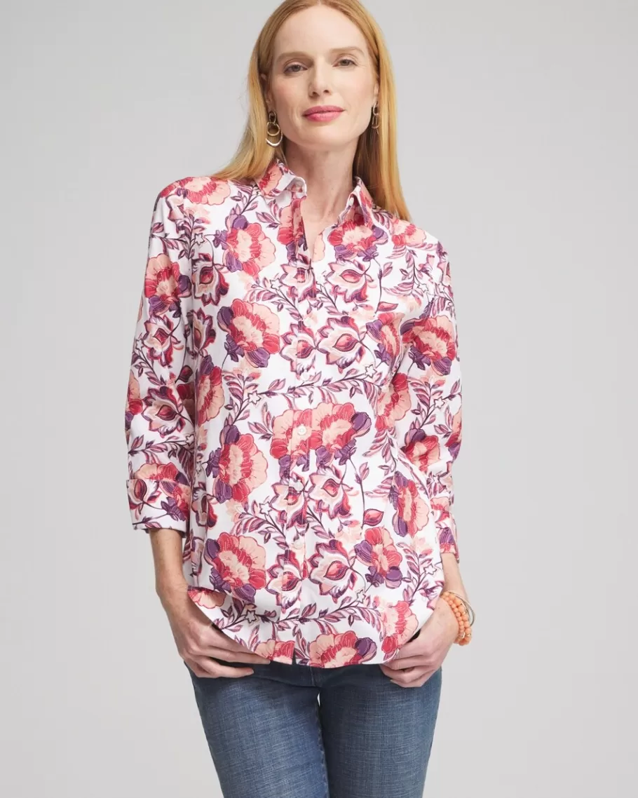 Chico's No Iron™ Stretch Floral Shirt