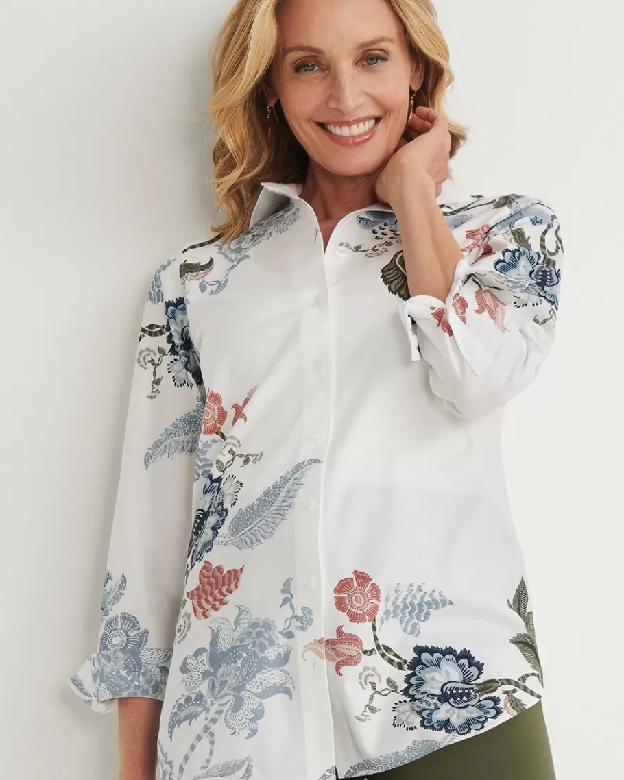 Chico's No Iron™ Stretch Floral Shirt