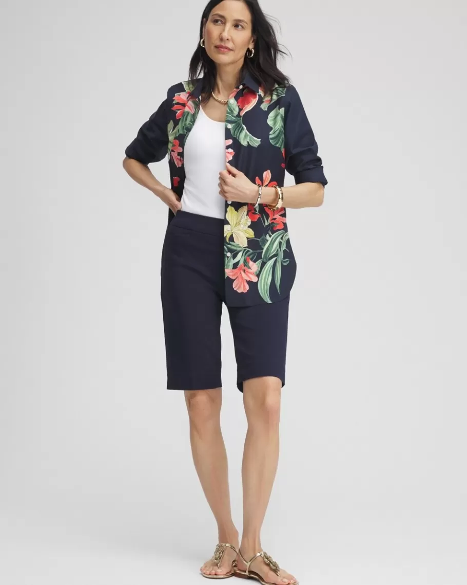 Chico's No Iron™ Stretch Floral Shirt