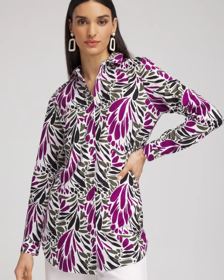 Chico's No Iron™ Stretch Floral Tunic