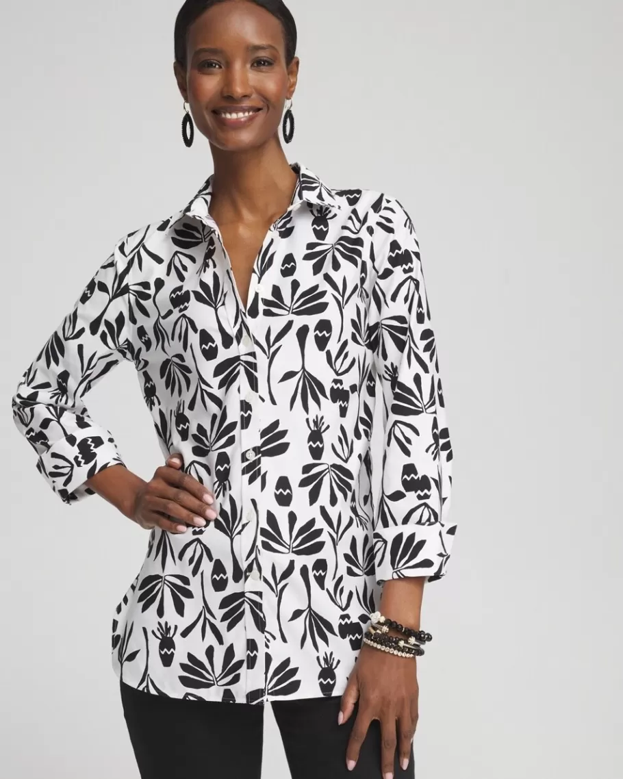 Chico's No Iron™ Stretch Pottery Shirt