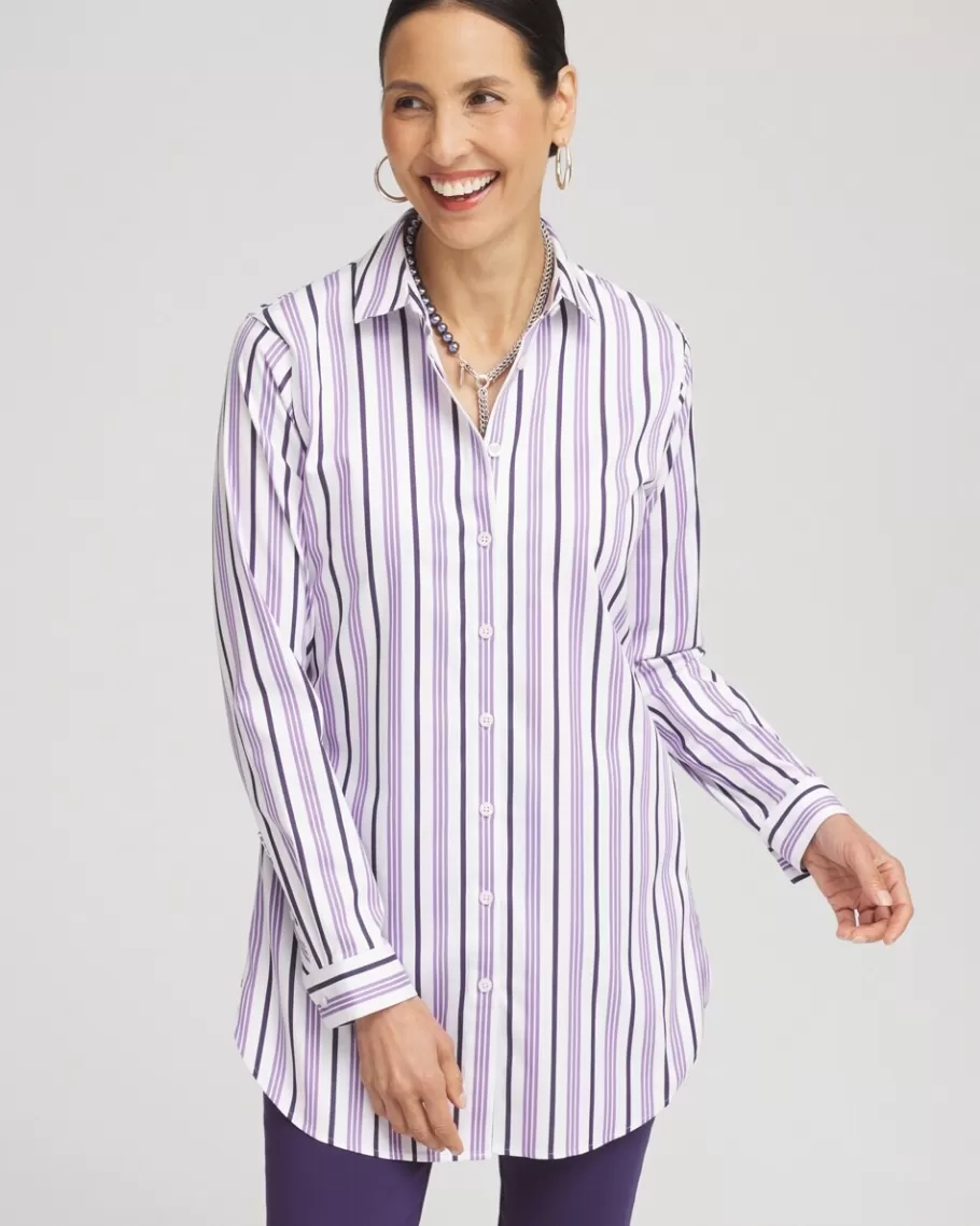 Chico's No Iron™ Striped Tunic