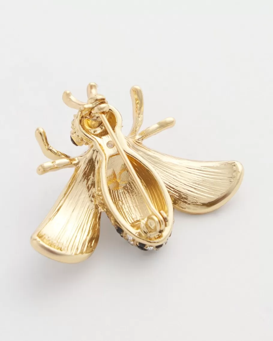 Chico's Pavé Bumble Bee Brooch