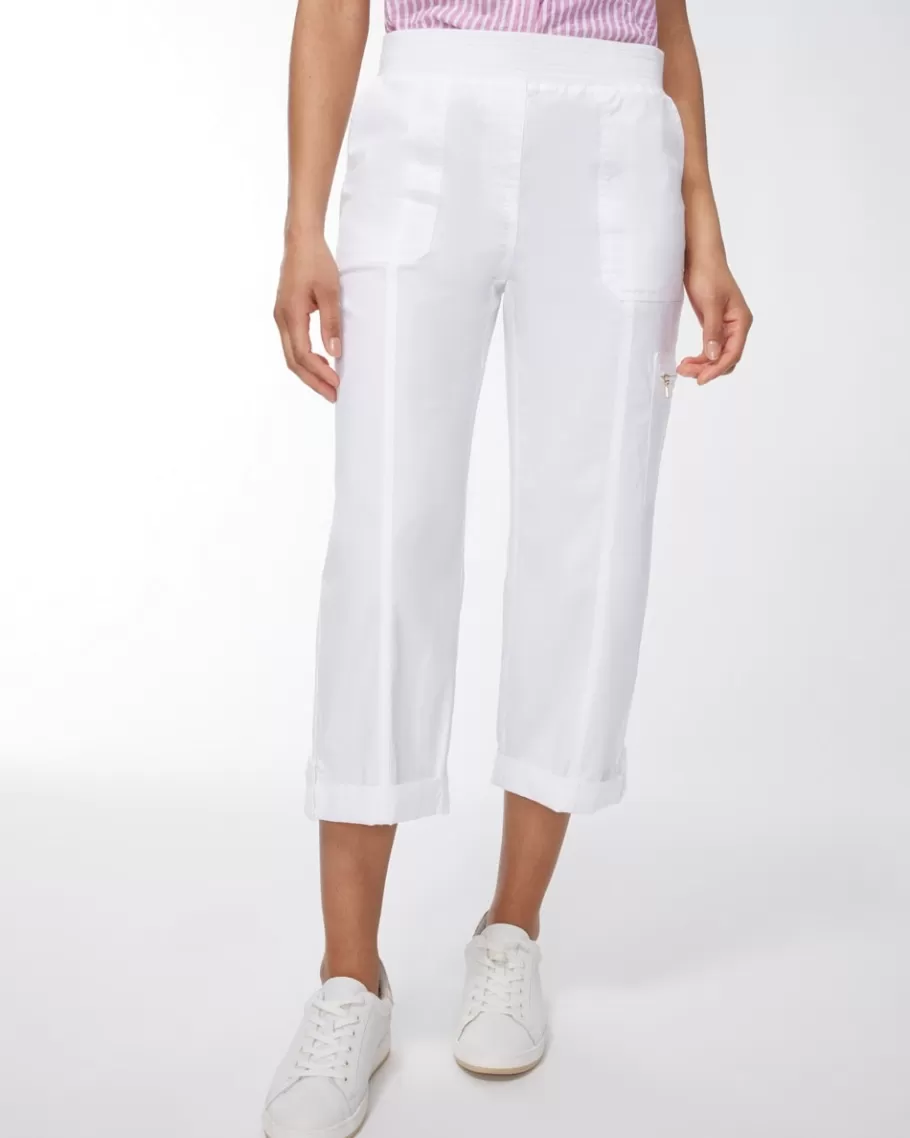 Chico's Poplin Cropped Pants