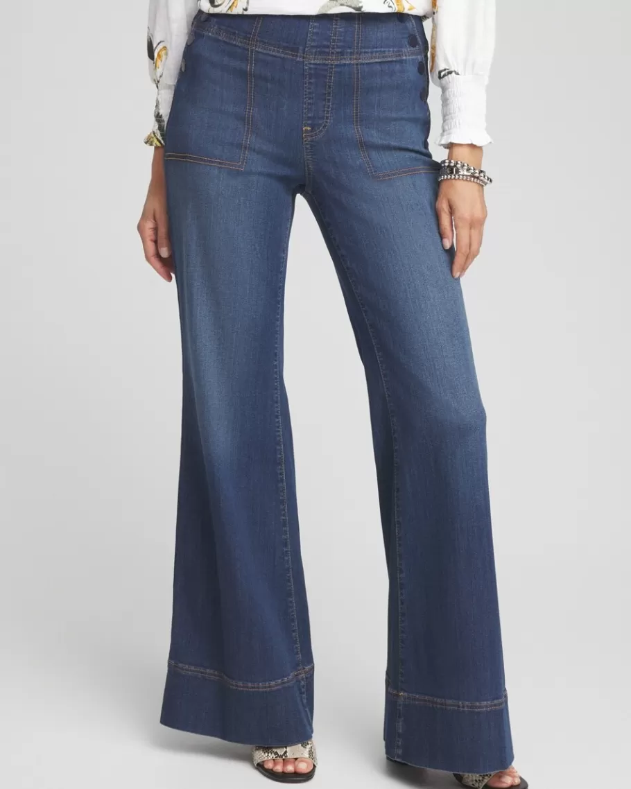 Chico's Pull-On Flare Trouser Jeans