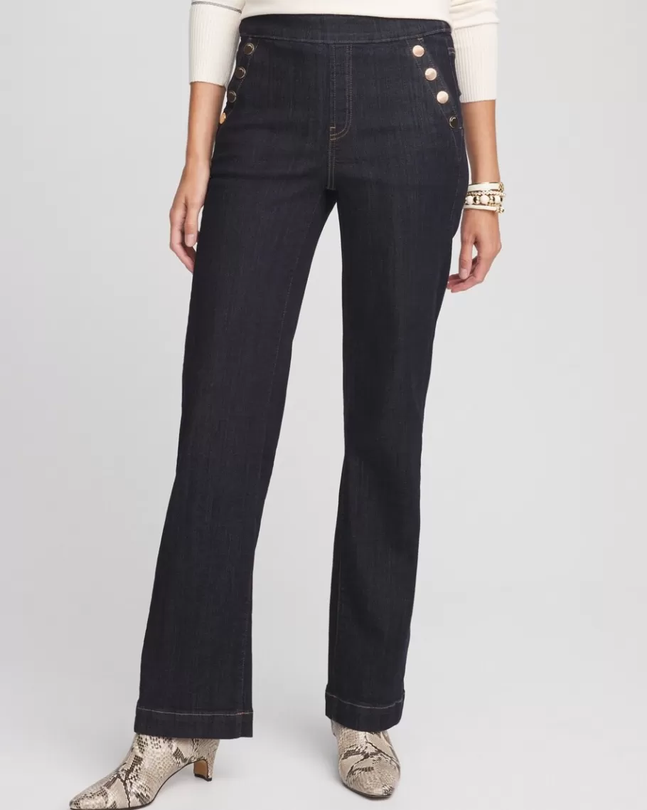 Chico's Pull-On Wide Leg Jean