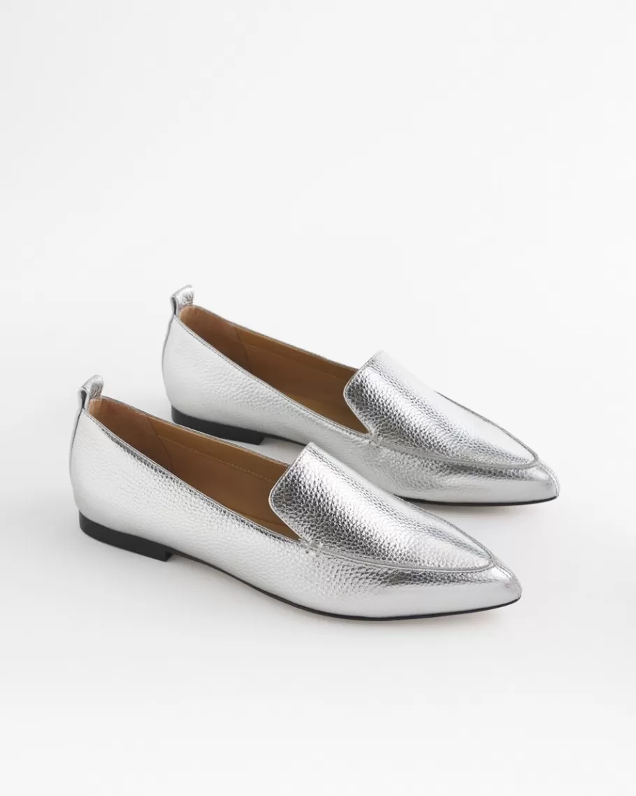 Chico's Metallic Leather Loafer