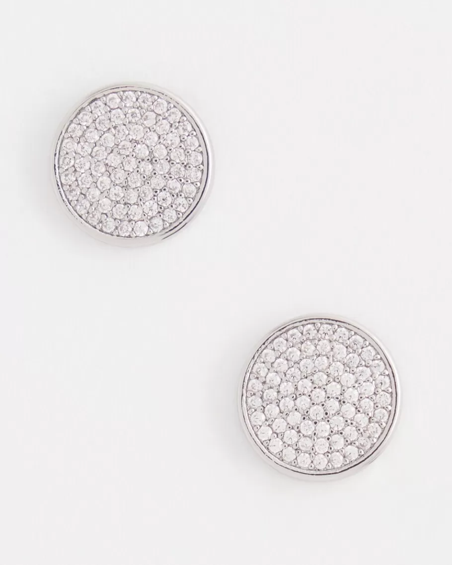 Chico's Tone Pavé Stud Earrings