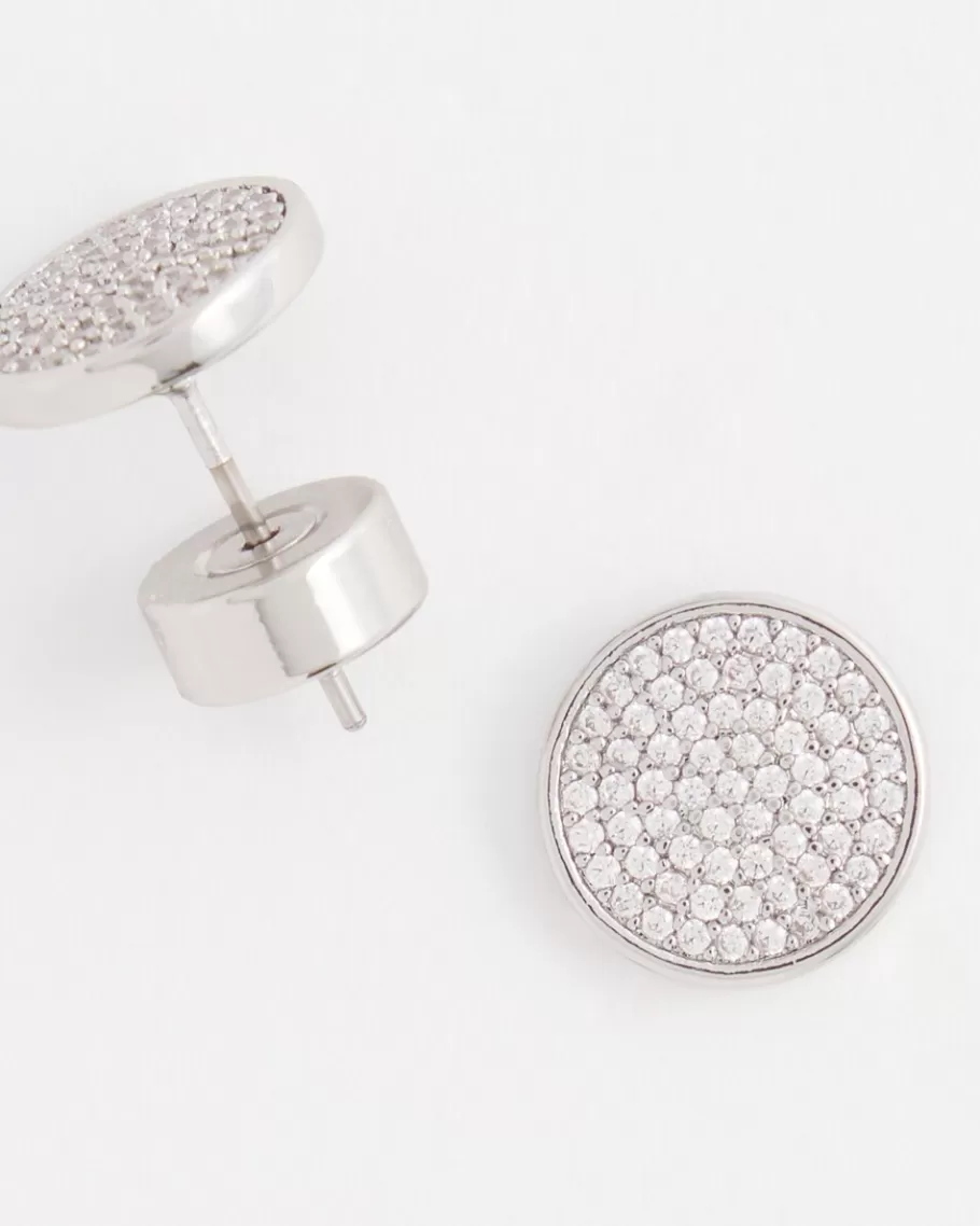 Chico's Tone Pavé Stud Earrings