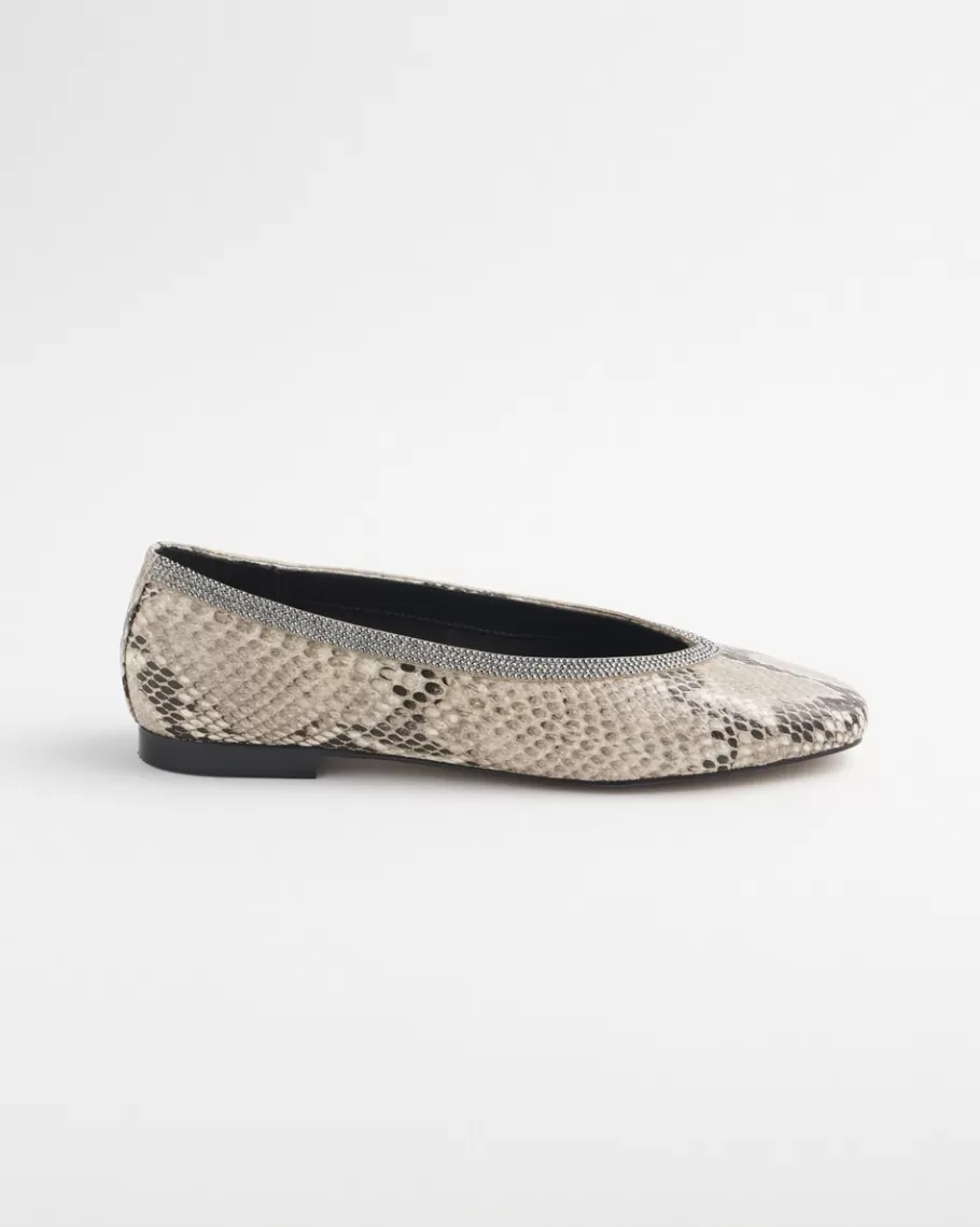 Chico's Snake Print Flats