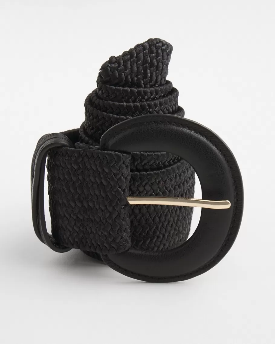 Chico's Stretch Raffia Belt