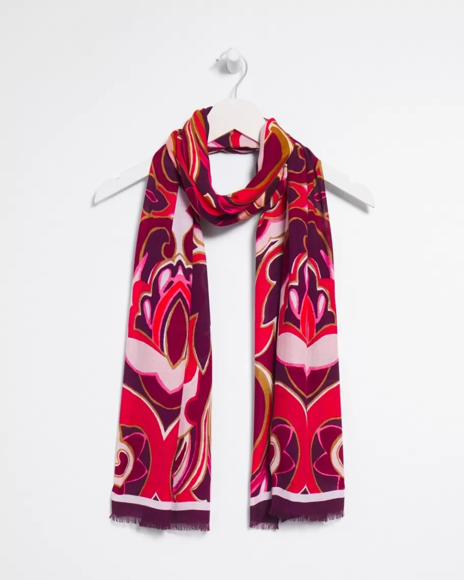 Chico's Swirl Print Scarf