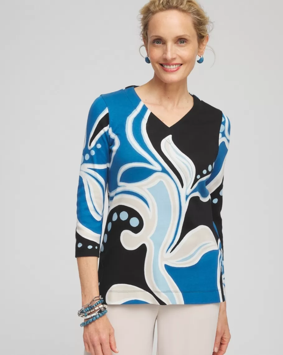 Chico's Swirl V-neck Tunic