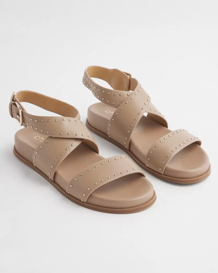 Chico's Tan Leather Sandals