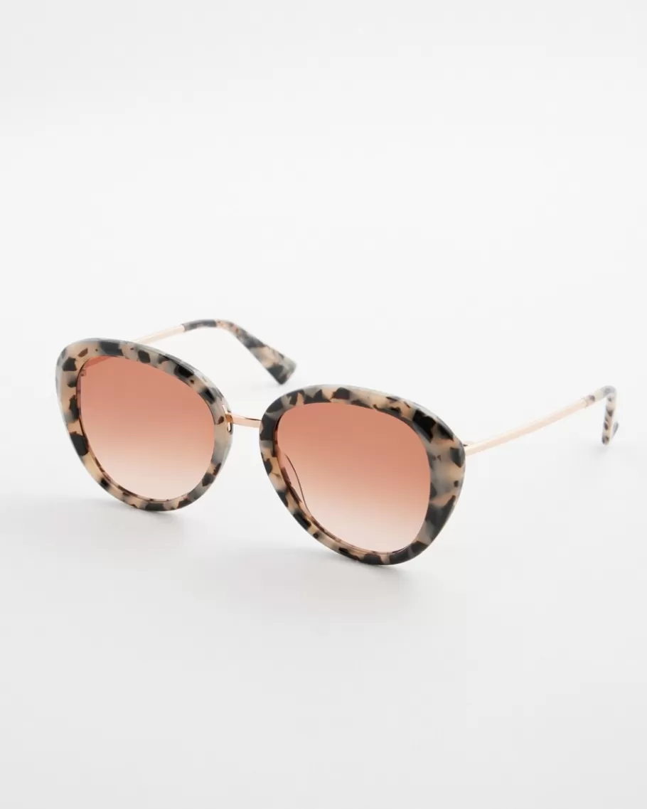 Chico's Tort Print Cateye Sunglasses