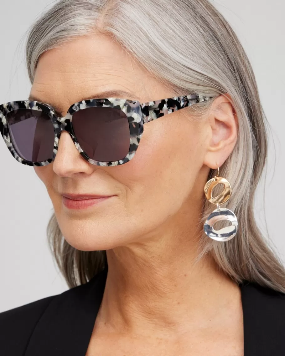 Chico's Tort Print Sunglasses