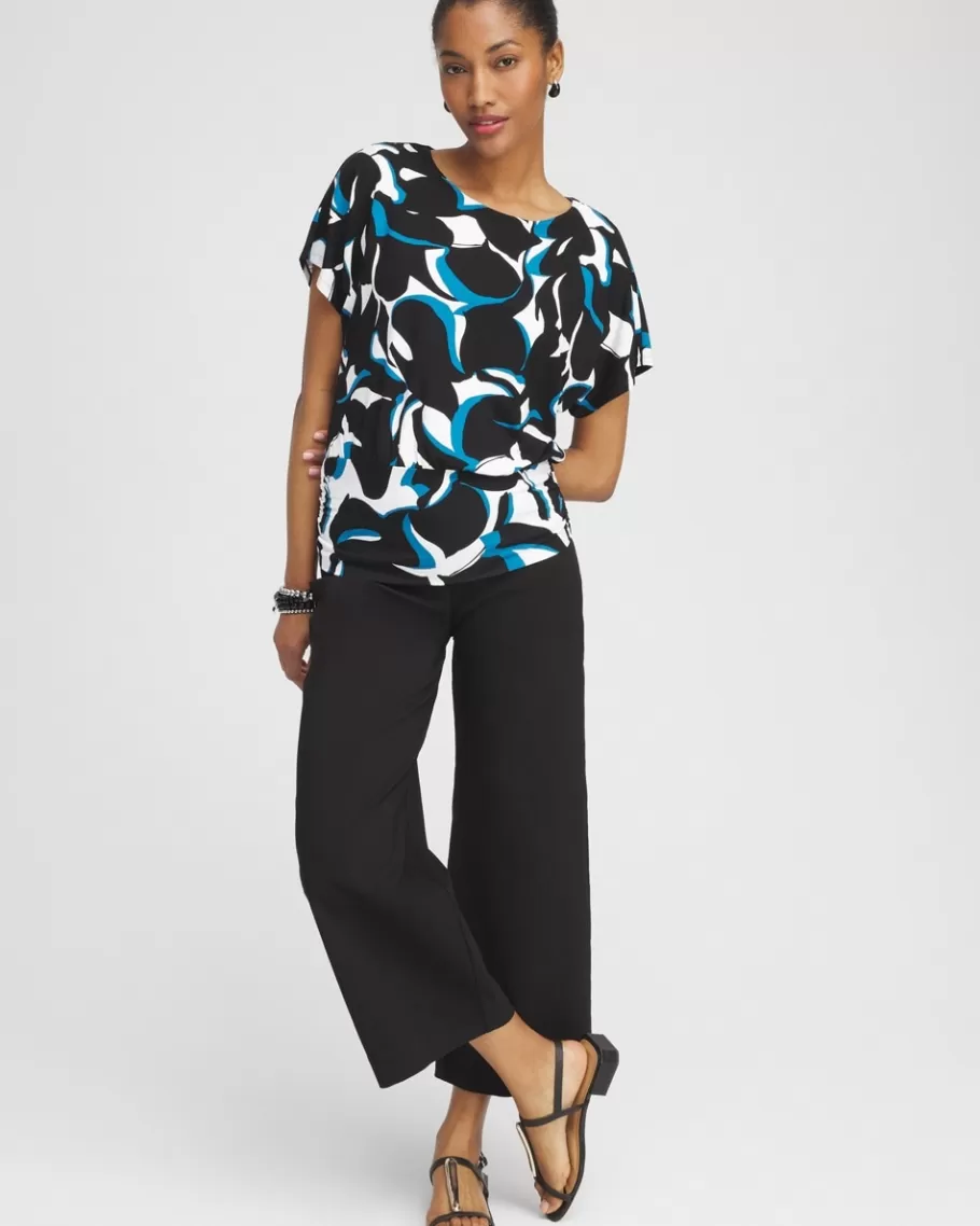 Chico's Touch Of Cool™ Abstract Banded Hem Top