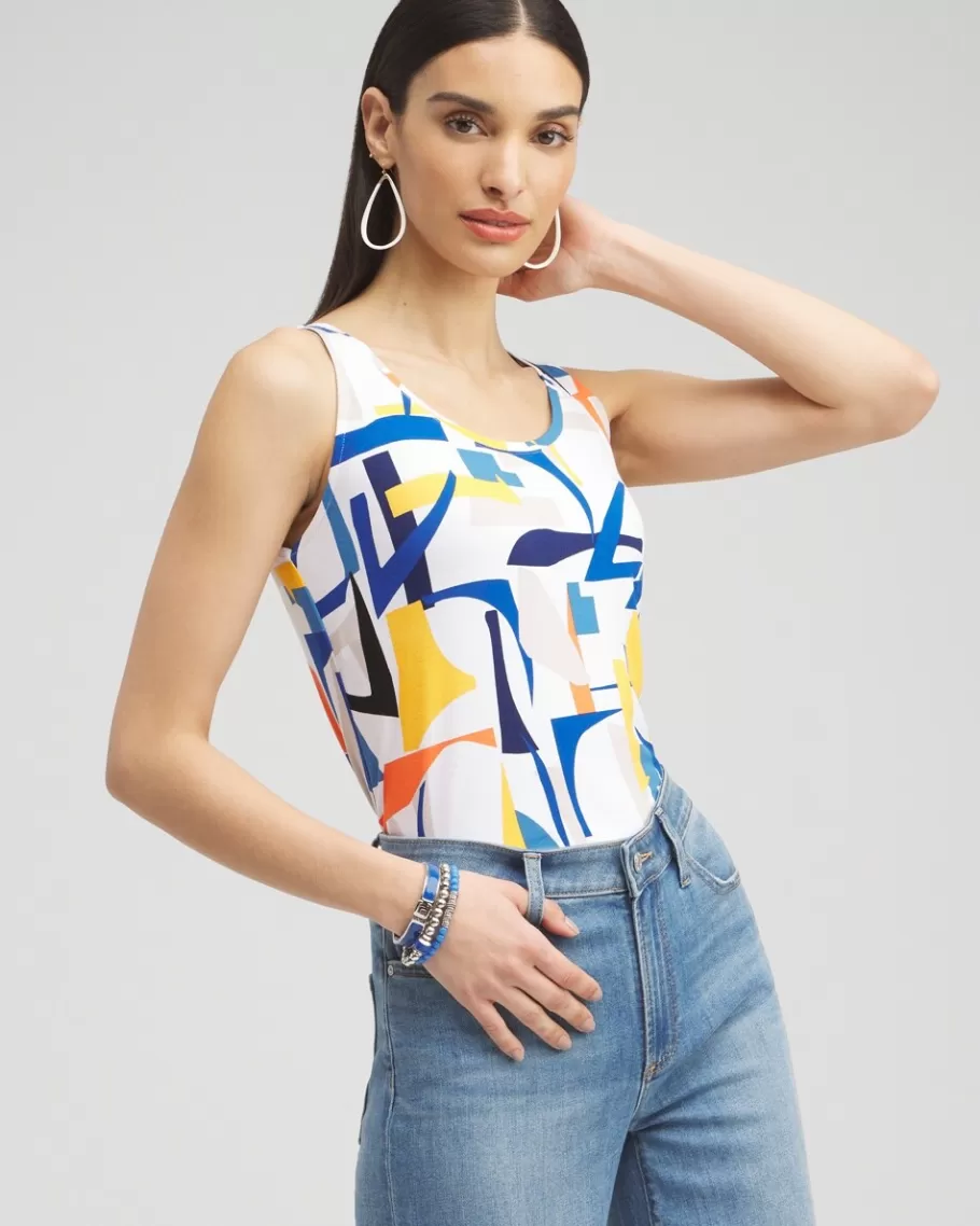 Chico's Touch Of Cool™ Abstract Polished Tank