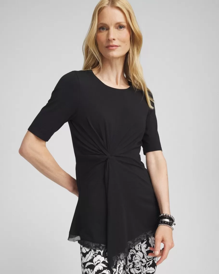 Chico's Touch Of Cool™ Draped Tunic