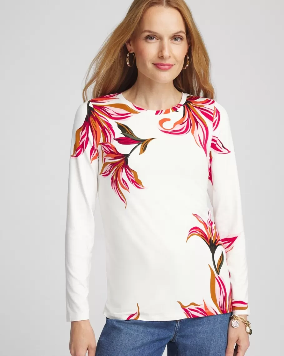 Chico's Touch Of Cool™ Lily Long Sleeve Tee