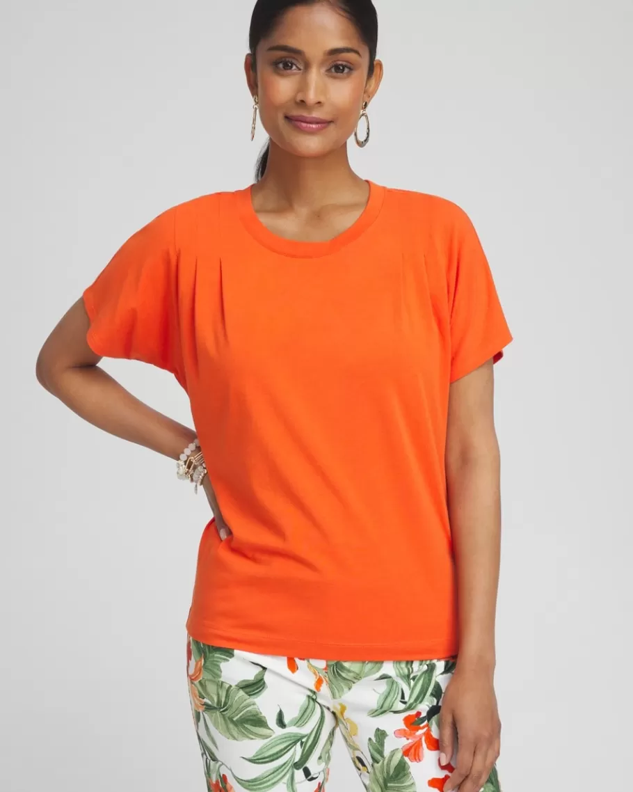 Chico's Touch Of Cool™ Shoulder Detail Tee