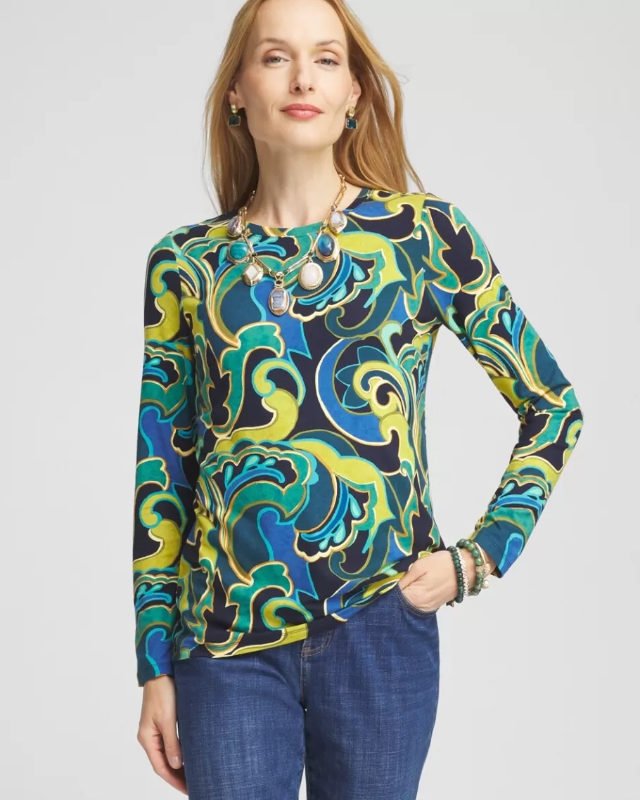 Chico's Touch Of Cool™ Swirl Layering Tee