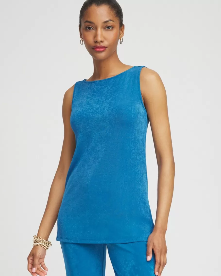 Chico's Travelers Classic Side Slit Tank