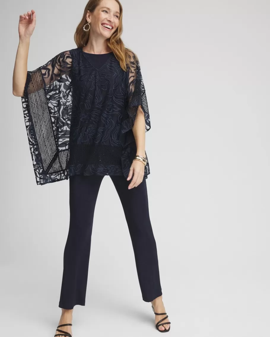 Chico's Travelers™ Collection Burnout Poncho